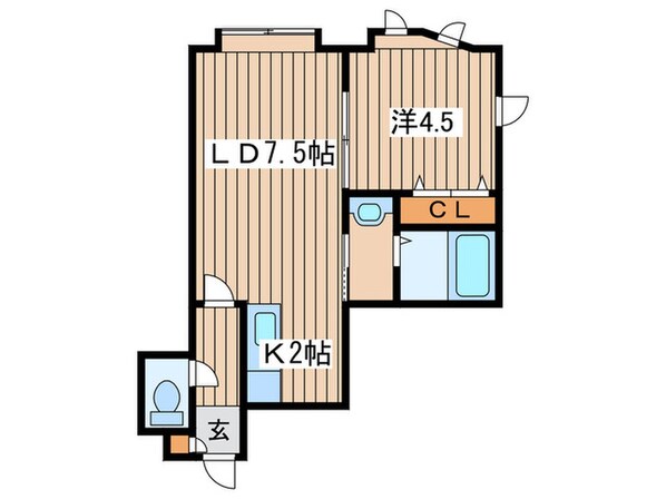 LEE　SPACE北４０条の物件間取画像